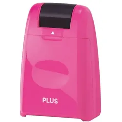 PLUS JAPAN Datenschutz-Rollstempel »Camouflage« rosa