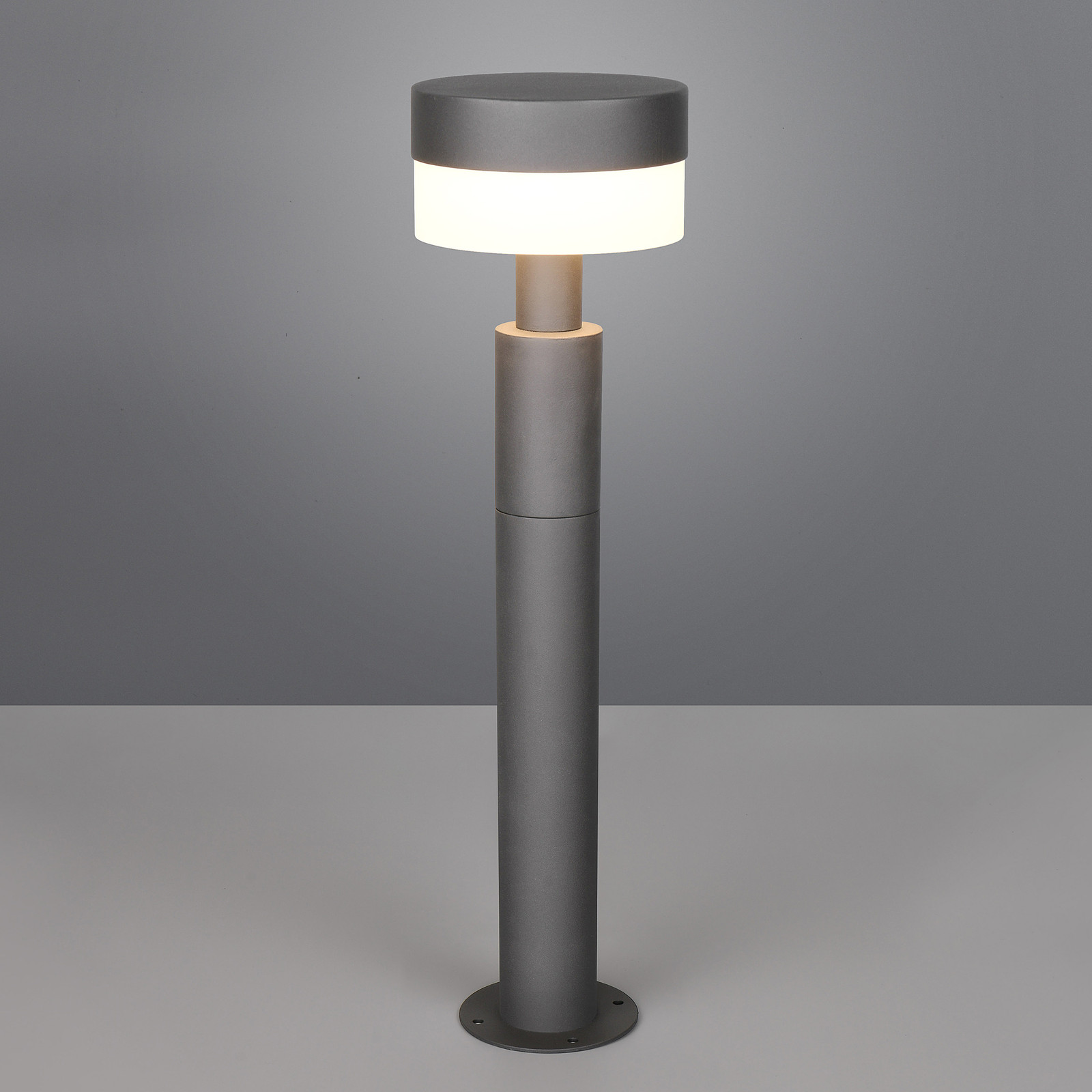 Trio Leuchten Mackenzie LED buitenpadverlichting wit van aluminium en kunststof