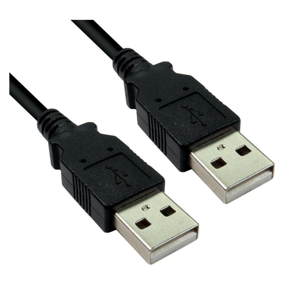 Cables Direct CDL 3M USB 2.0 A M - A M Blk 28/24 (3 m, USB 2.0) (USB2-013K)