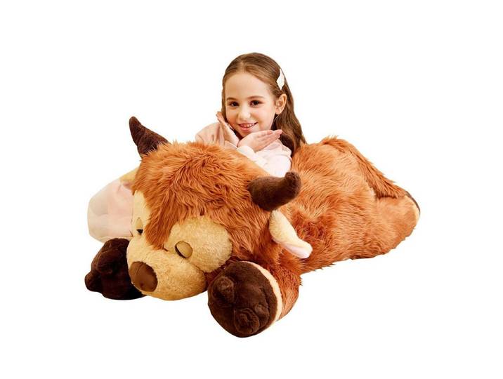 LuxusKollektion Kuscheltier Plüschtier Hochlandkuh 85 cm kuschelig weich (1-St)