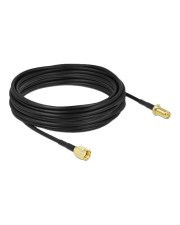 Delock Antennenkabel SMA Stecker zu Buchse LMR/CFD100 2 m low loss Antenne/TV 2 m (90442)