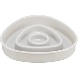 4x Trixie Slow Feeding, Schüssel, für Katze, grau, Kunststoff (35 cl), Futternapf
