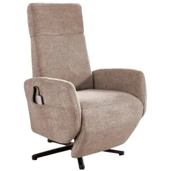sit & more Sessel TV Morris Stoff Grau Schlamm