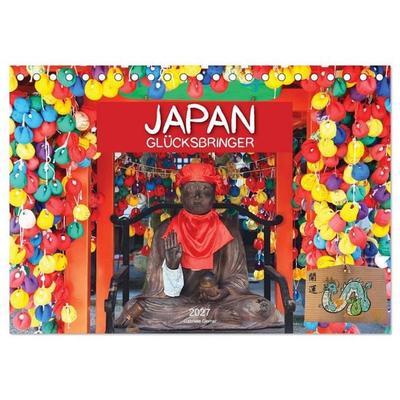 Japan Glücksbringer (Tischkalender 2027 DIN A5 quer), CALVENDO Monatskalender