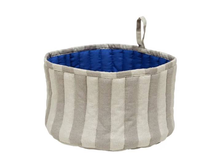 OYOY Corbeille à pain Toppu Ø24 cm Argile - Bleu optique