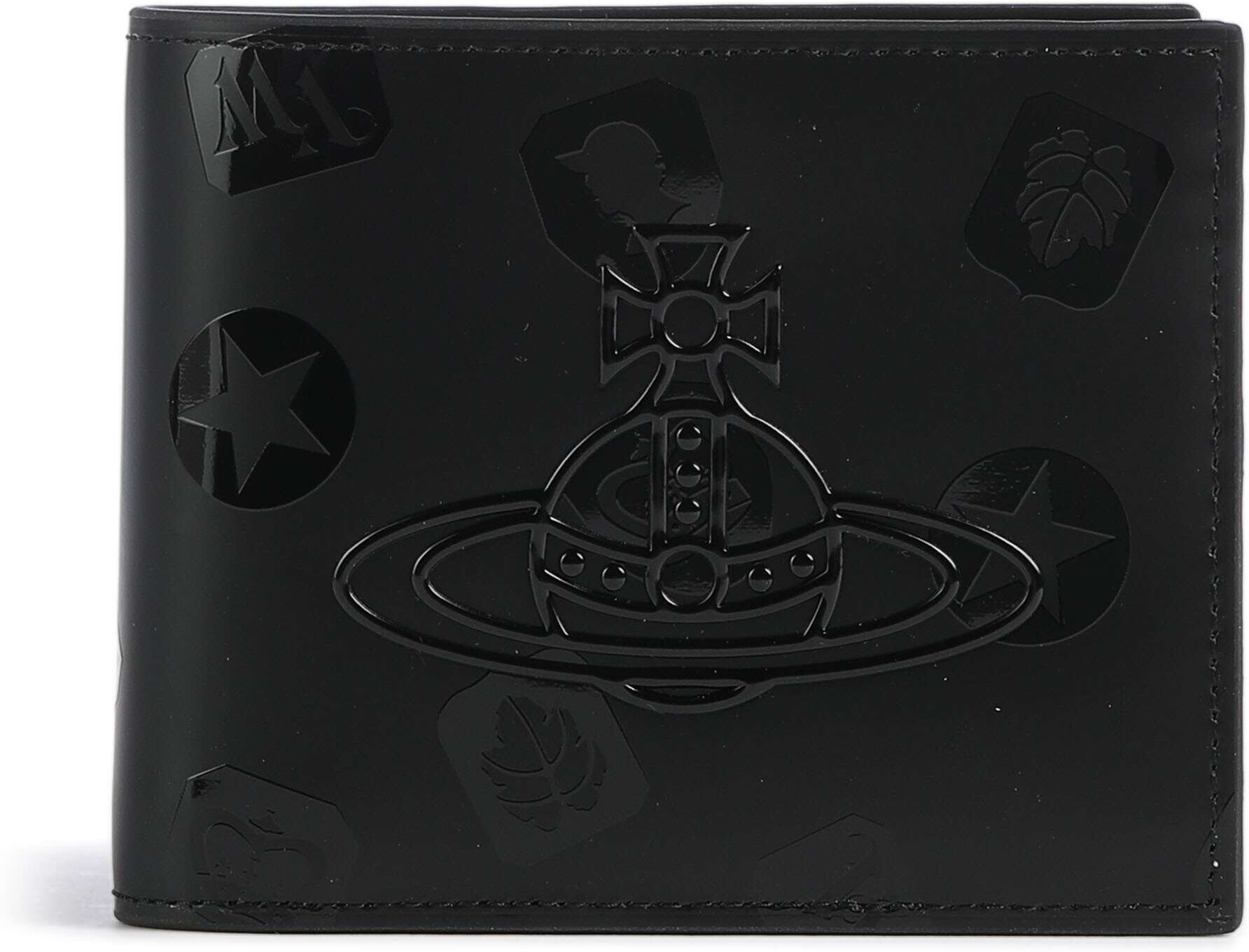 Vivienne Westwood Shiny Geldbörse, schwarz