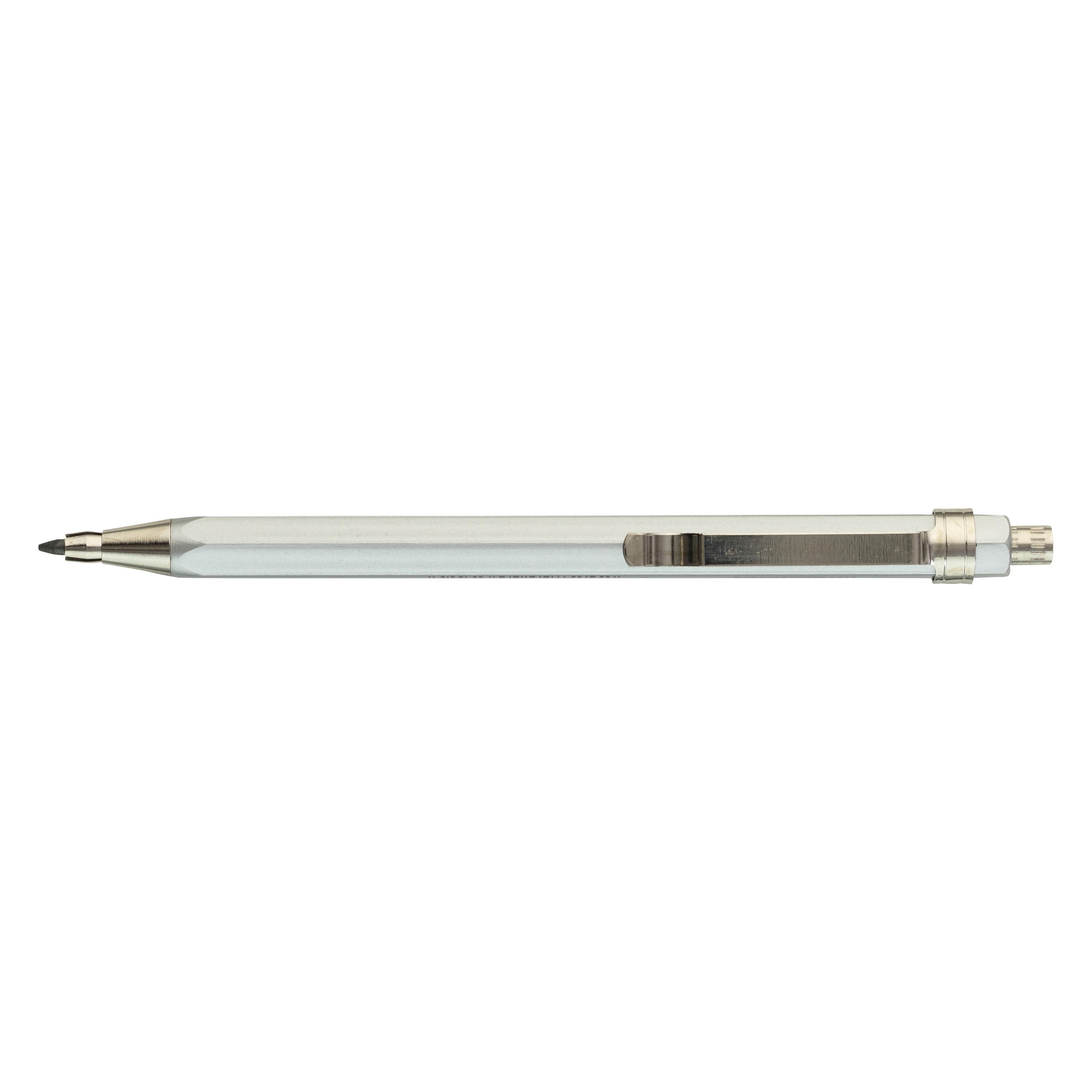 Standardgraph Skizzierstift Miniclip Silber (2 mm, HB) (571510-SG)
