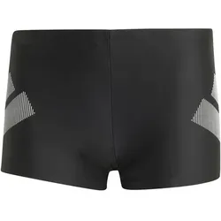 ADIDAS Badehose BIG BARS, Größe 6 in Schwarz Schwarz