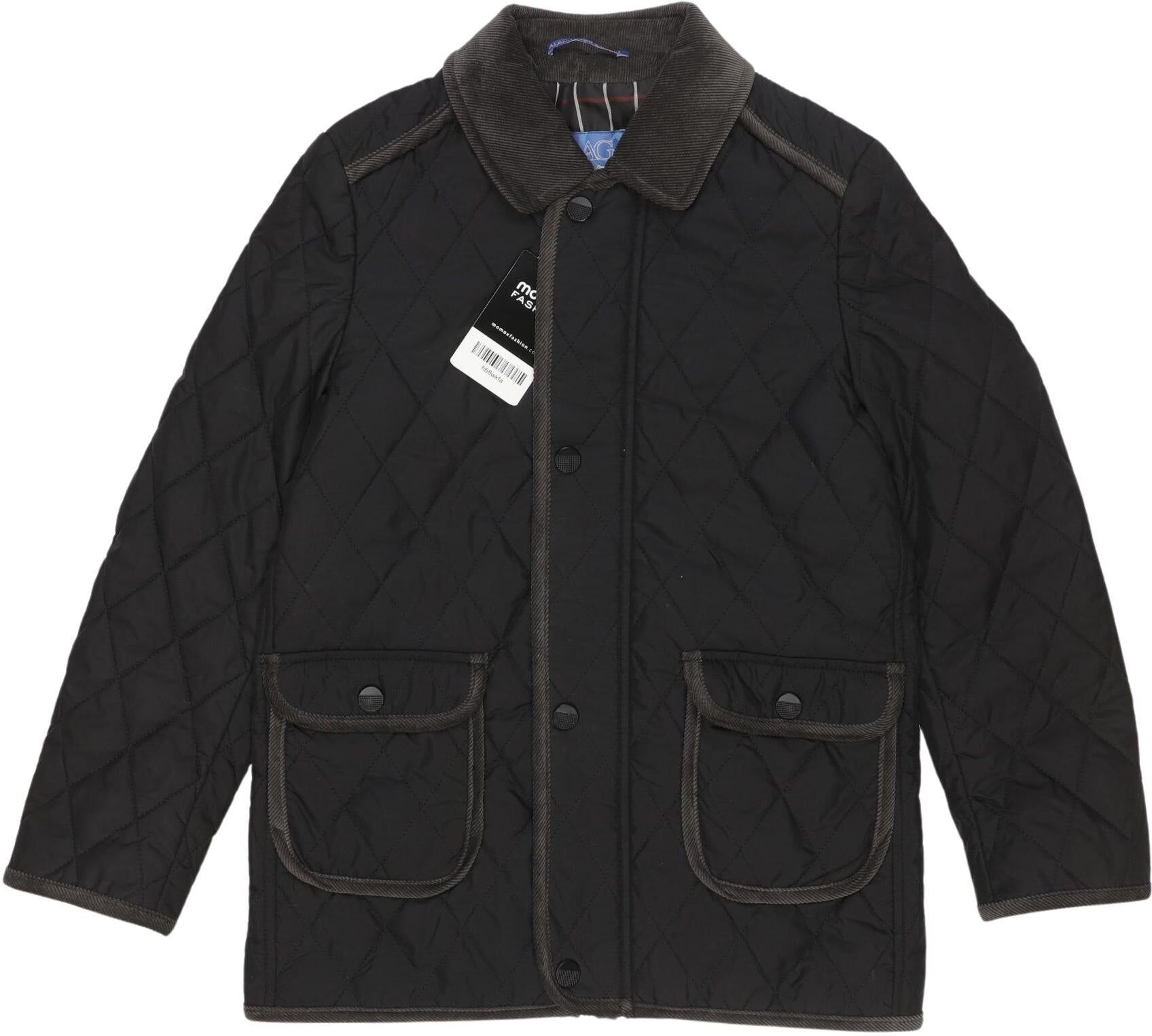 AG Adriano Goldschmied Jungen Jacke oder Mantel, Schwarz, Gr. EU 134 (US 9-10 Jahre), kein / Etikett - Second Hand