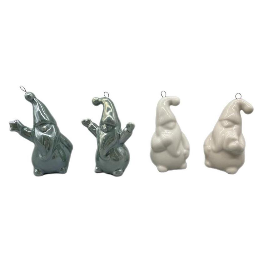 Saska Garden MIKOŁAJ ŚWIĄTECZNY CERAMICZNY BOMBKA 7,8 CM 1 szt (41928943)