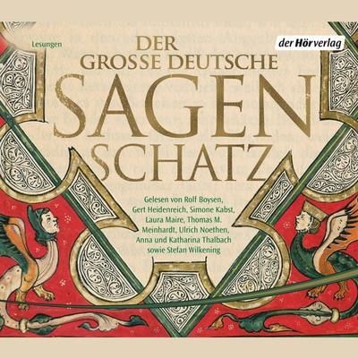 Der große deutsche Sagenschatz - Ludwig Bechstein,Brüder Grimm, Audio, 9783844508871
