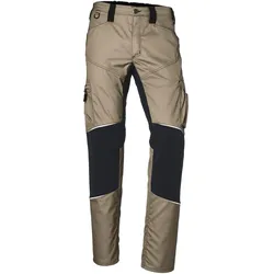 Kübler, Arbeitshose, Stretchhose ACTIVIQ sandbraun/schwarz Form 2850 Grösse 94 (94)