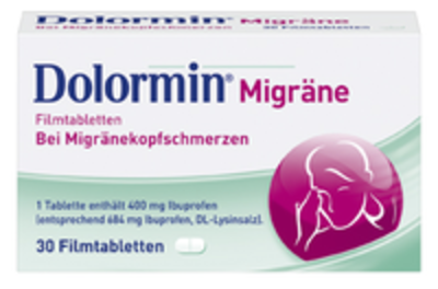 Kenvue Germany GmbH (OTC) DOLORMIN Migräne Filmtabletten 30 St 01754592