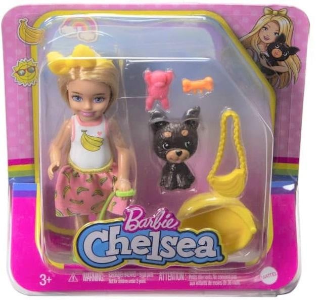 Mattel Barbie Chelsea pannenset met huisdier HGT11