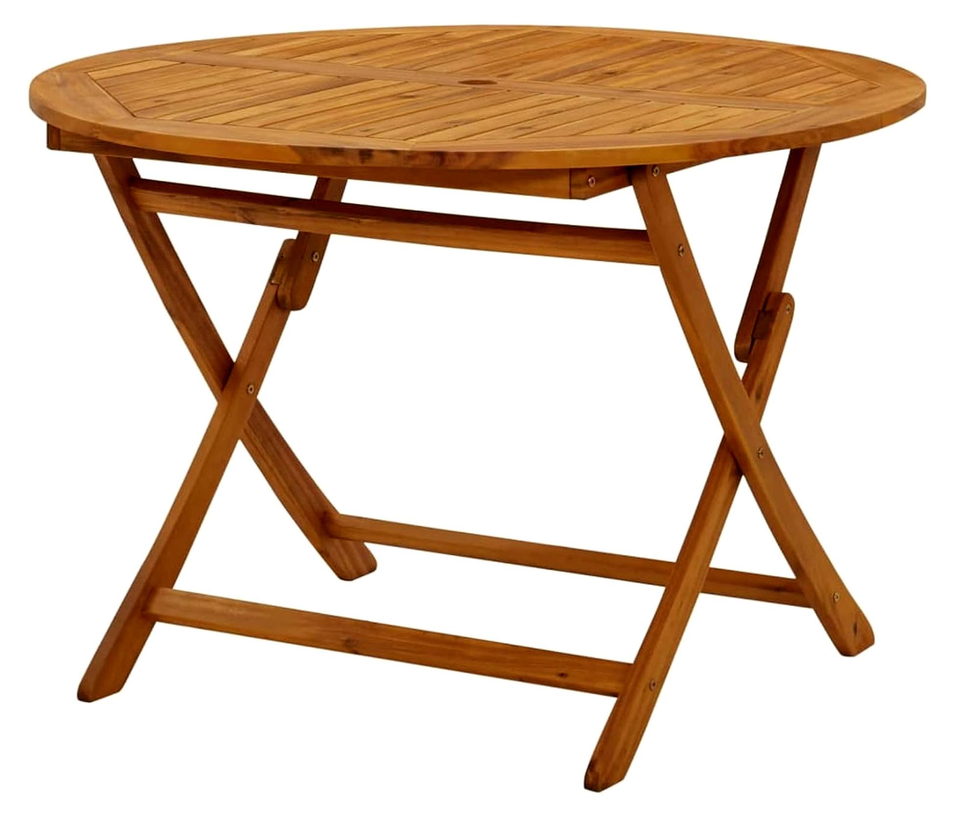 Klappbarer Gartentisch, 110 cm Massivholz Akazie