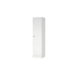 Drehtürenschrank  Forres , weiß , Maße (cm): B: 49,2 H: 200 T: 47.1