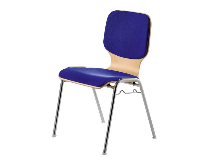 Chaise 2116 53 x 82 x 50cm Bleu/Bleu lagon