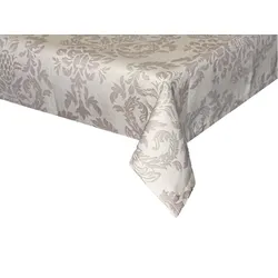 TISCHDECKE Epoche linen-taupe 110/110 cm