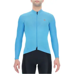 UYN Airwing Winter langarm Fahrradtrikot Herren turquoise/black M