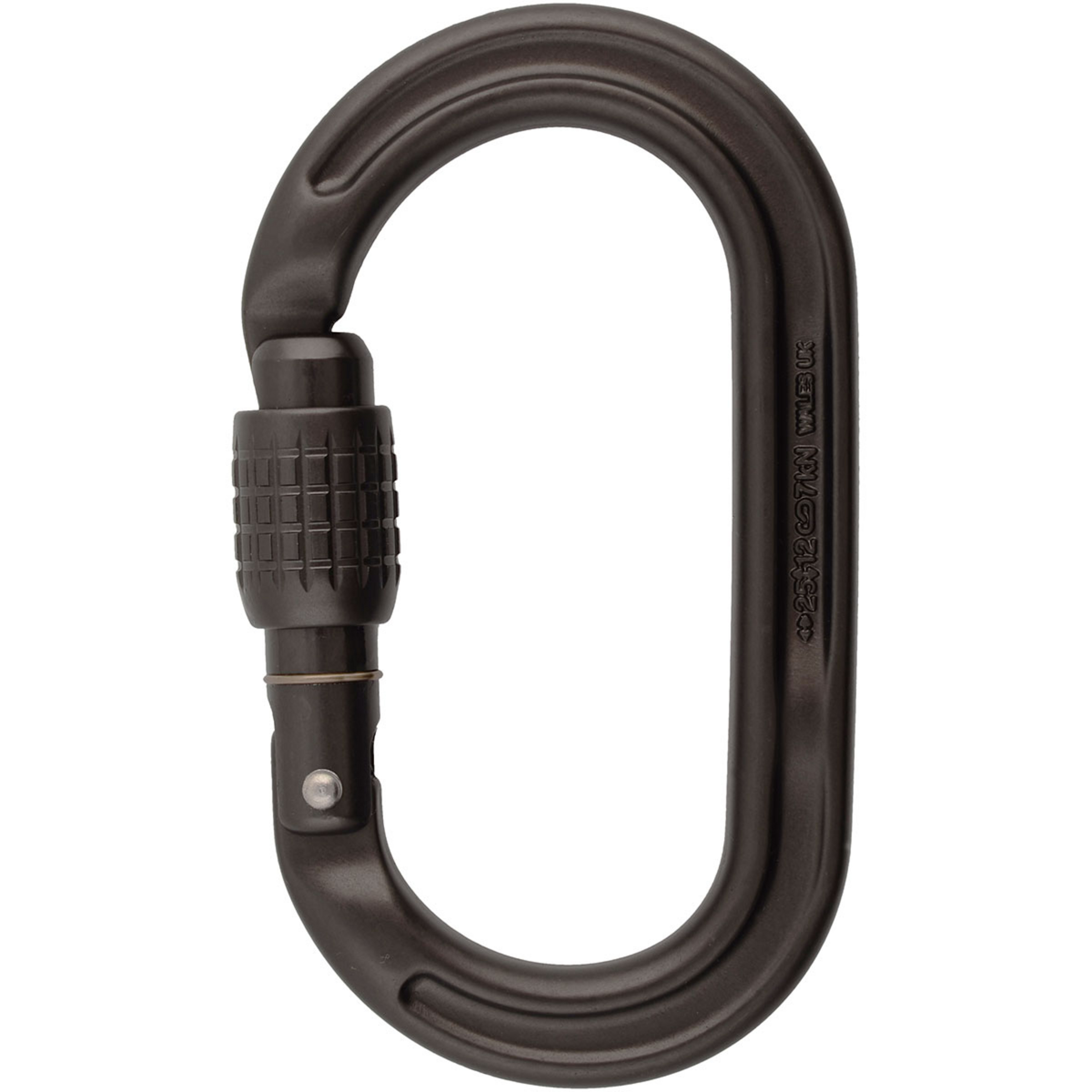 DMM Ultra O Screwgate Karabiner Karabiner matt grey Alpinklettern