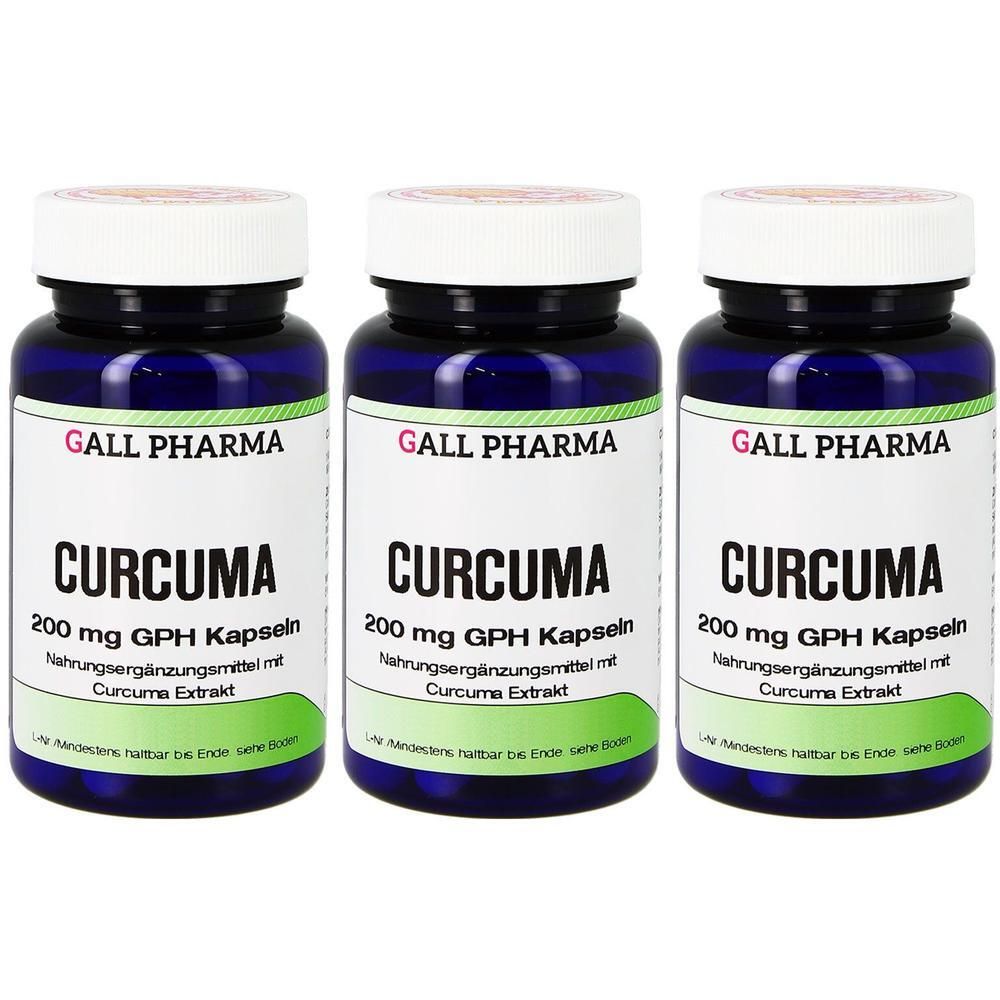 Curcuma 200 mg Kapseln x3 3x180 St