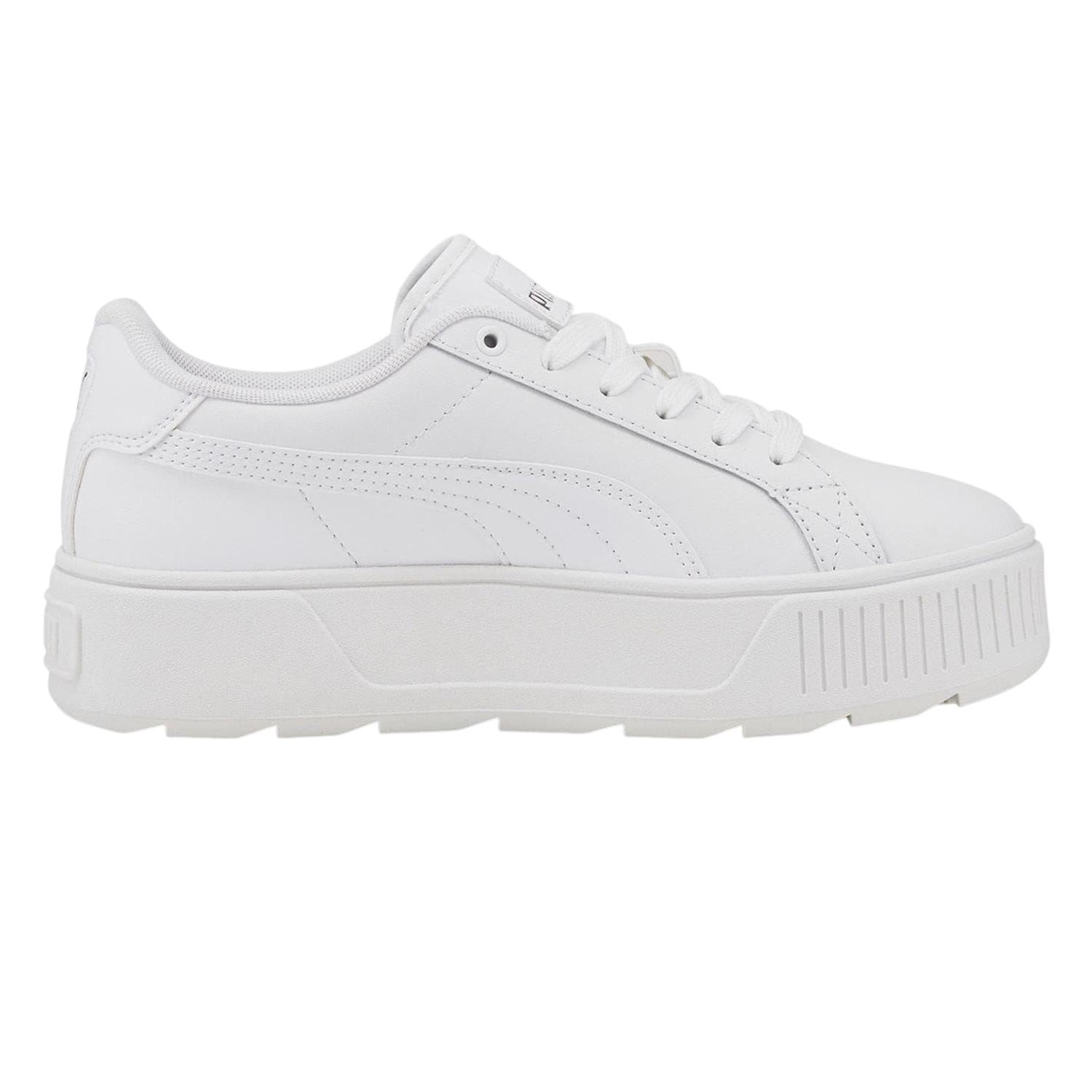 Puma - "Karmen" Sneaker für Damen, Leder (Weiß)