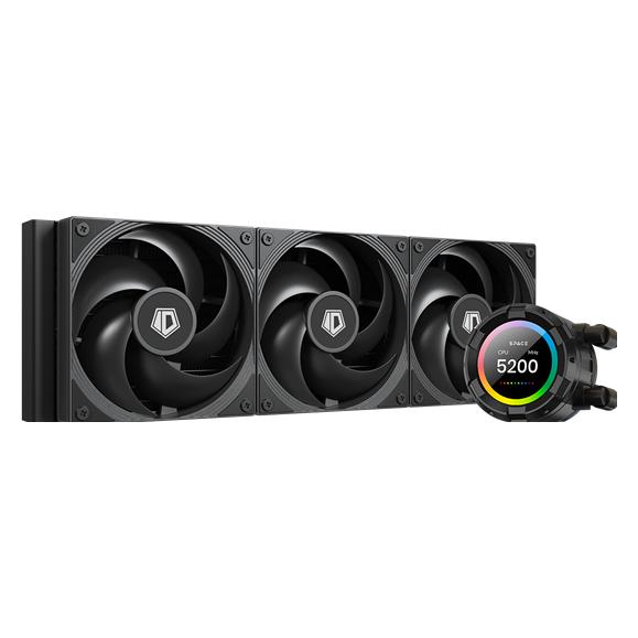 ID-Cooling CPU Water Cooler - SL360 PRO SE (27,2dB max. 98,54 m3/h 3x12cm, A-RGB LED, fekete) (COLIDCSL360 PRO SE)