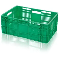 Kunststoffkiste für Obst und Gemüse 600 x 400 x 240 mm