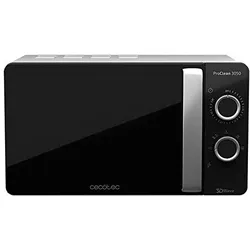 Cecotec ProClean 3050 - Mikrowelle, 20 l Fassungsvermögen, Ready2Clean-Beschichtung, 700 Watt Leistung,