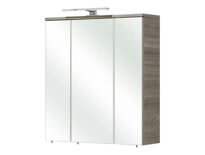Armoire de toilette éclairée Gela IV 65 x 72 x 20cm Gris
