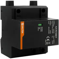 PV-Überspannungsableiter Typ 1 40kA FLP-PV1500/Y bis 1500V DC für Hutschiene Überspannungsschutz Blitzschutz Photovoltaik Varistortechnologie VDE A04200
