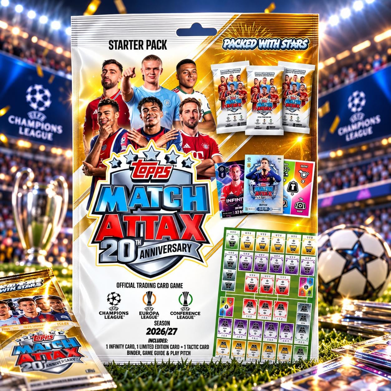 Topps UCC Champions League Match Attax Startpakket 2026/27