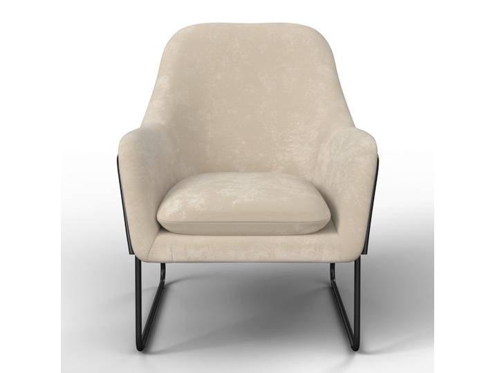 Sessel Kezia Beige Webstoff
