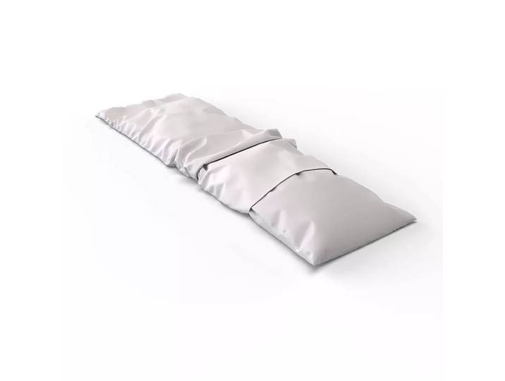 Lotus Bettwaren - Lotus Seitenschläfer Kissenbezug Satin uni, Satin uni Seitenschläfer Kissenbezug, 40 x 130 cm, Weiss