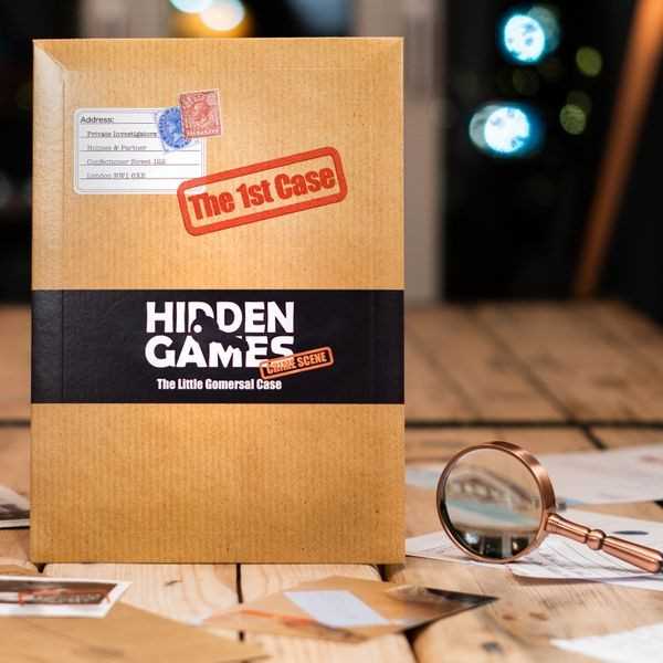 Hidden Games Crime Scene Case 1: The Little Gomersal Case - Cooperative Murder-Mystery Investigation, Ages 10+, 1-4 Players