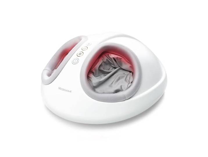 Medisana FM 888 Shiatsu-voetmassage, elektrische, roodlichtfunctie, opwarmfunctie, 2 snelheden, circulatiebevorderende Shiatsu en compressiemassage voor de voeten en de voetzool