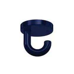 Hewi 477 Unterkopf-Haken 477.90.01550 50mm, stahlblau