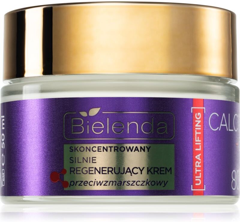 Bielenda Calcium + Q10 Concentrated, strongly regenerating anti-wrinkle cream for day 80+ firming anti-ageing day cream 50 ml