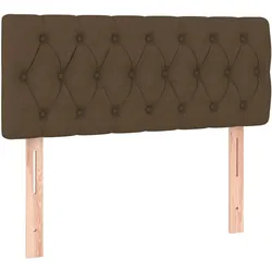 vidaXL, Boxspringbett, Gamisus (Knopfheftung Design) (90 x 203 cm)
