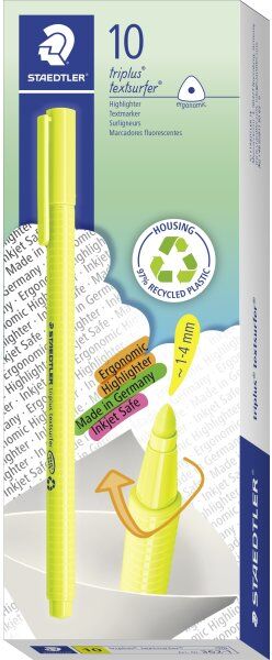 Staedtler Triplus Highlighter   Gul