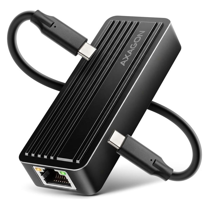 Axagon ADE-10GR 10-Gbit-LAN, Ada Pter, Ethernet, USB-C, PXE (USB-C) (ADE-10GR)