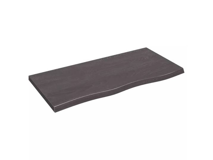 VidaXL - Waschtischplatte eichenholz, One Size, Grau