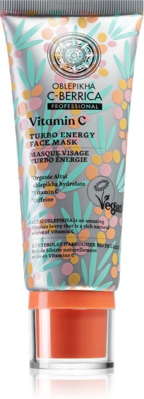 Natura Siberica Oblepikha C-Berrica energetic skin mask with vitamin C 100 ml
