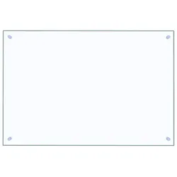 vidaXL Küchenrückwand Transparent 90×60 cm Hartglas