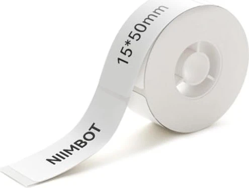 Niimbot Etiketten RP 15x50mm 130 Stück Weiß für D11, D11-M, D110, D110-H, 130 Stück
