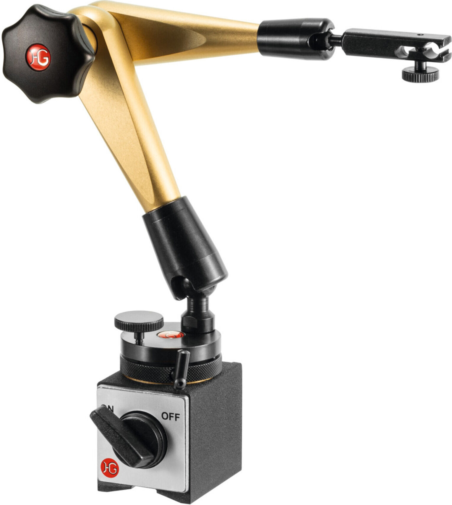 HG Hydraulisches Magnet-Messstativ (mit Fuß) mit mechanischer Feineinstellung am Fuß, Ausladung: 300 mm ; nVent HOFFMAN (104319)