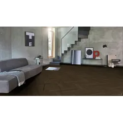 Parador Trendtime 3 (SPC) Vinylboden Eiche Oxford dunkelbraun Seidenmatte Strukur Rigid / SPC Fischgrät 730x146x5 mm
