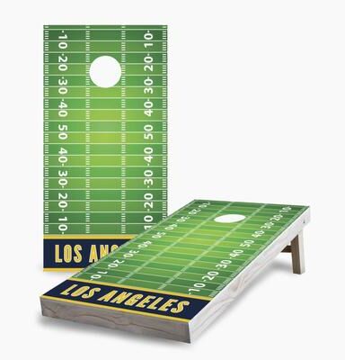 Skip's Garage Los Angeles Chargers Regulation 2x4 Cornhole Game Set