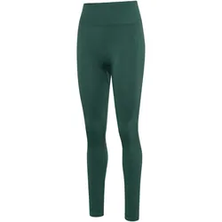 hummel hmlFLOW Leggings Damen 6074 - bistro green S