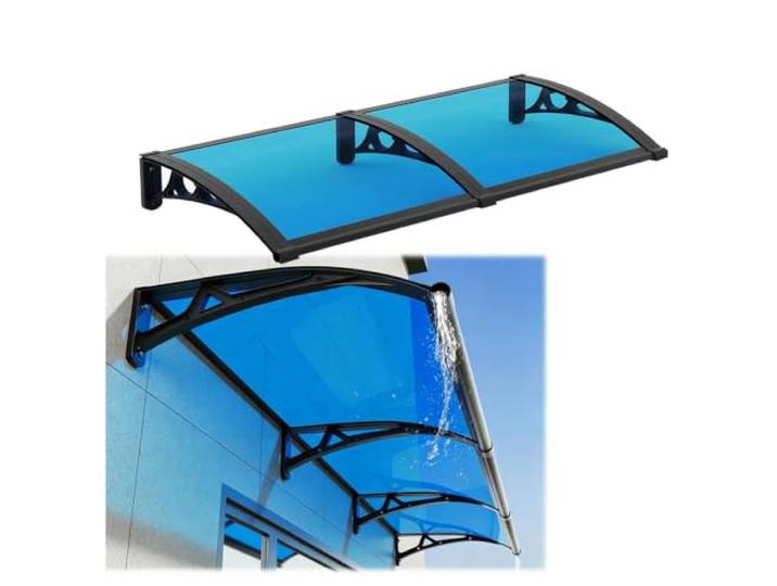 Außenmarkise Mit Robustem Polycarbonat-Baldachin